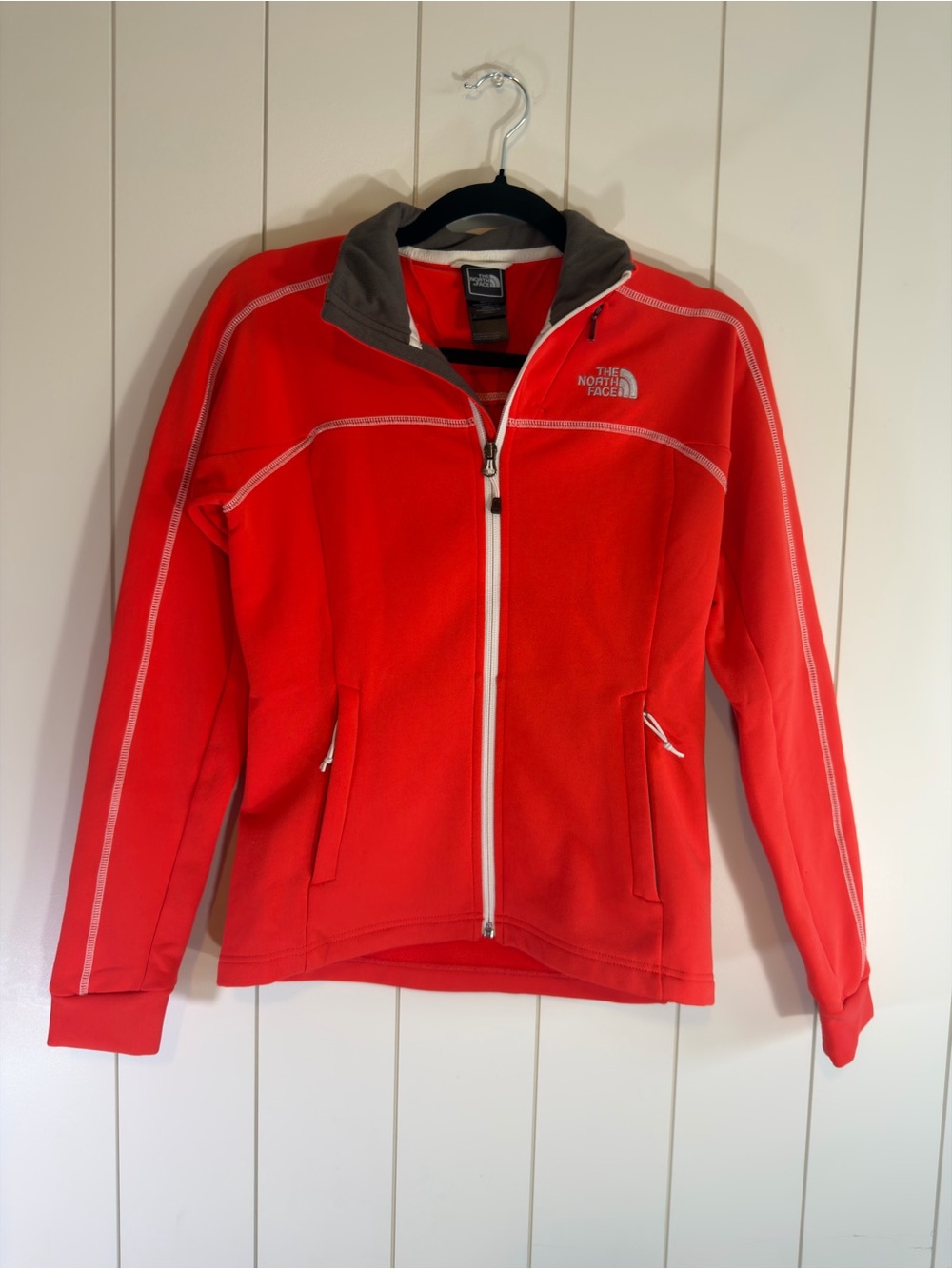 The North Face Red Full-Zip Performance Jacket - Size XS